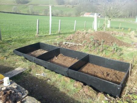 assembled raised beds